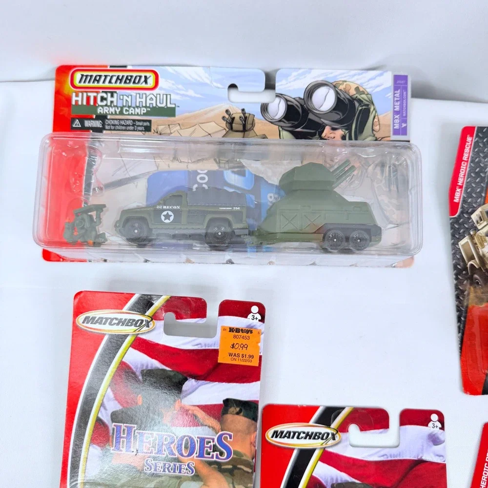 Matchbox Military Vehicle Lot Heroes Series Hero City Tanks Hitch N Haul